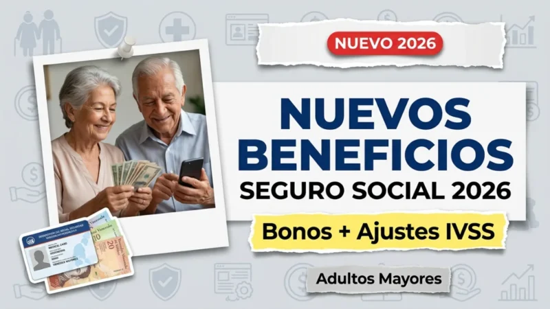 Nuevos beneficios del Seguro Social para adultos mayores en Venezuela 2026